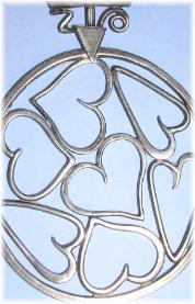 sterling silver art jewelry pendant- what comes around collection